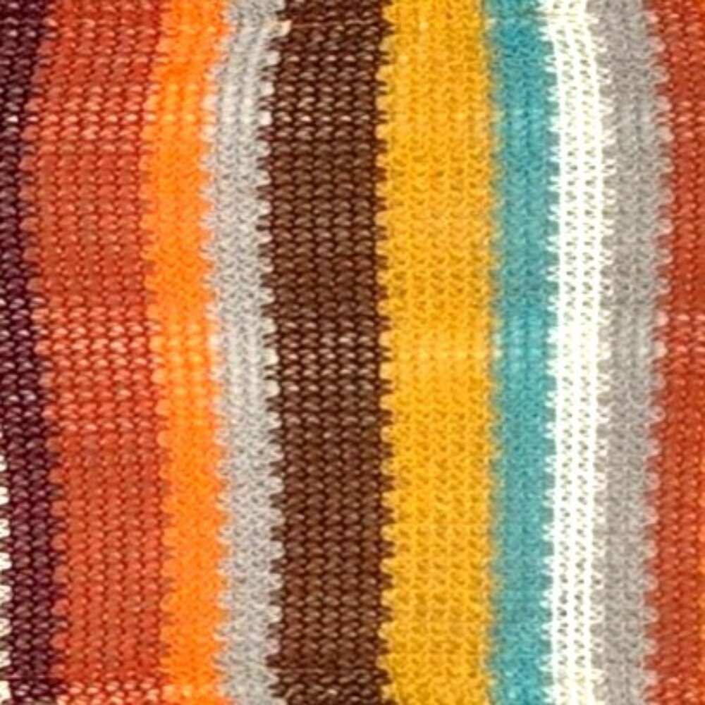 Sweet Rain Crochet Style Tie Neck Halter Top Multicolor Striped  Size Large NWT - Picture 4 of 8